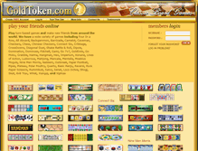 Tablet Screenshot of goldtoken.com